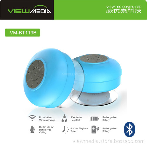 Hot sale portable mini waterproof wireless speaker Bluetooth v4.1 VM-BT119B